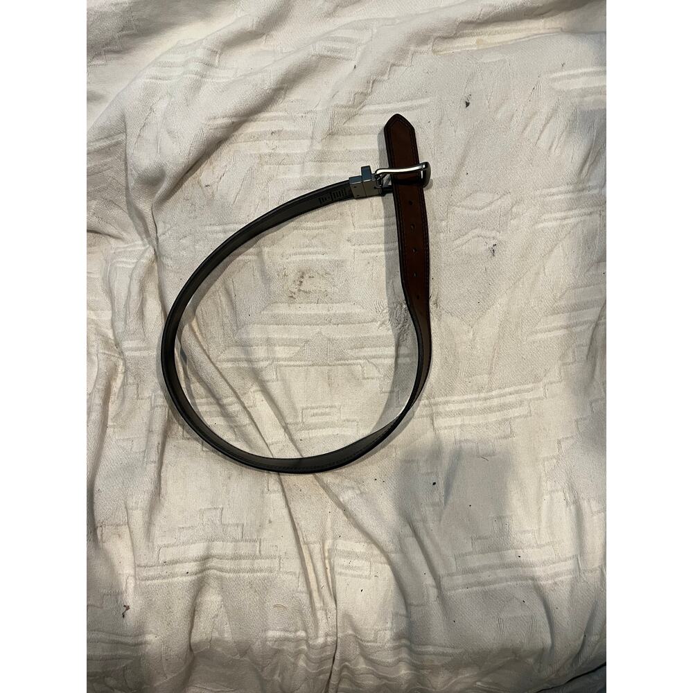 Brown Genuine Leather Belt 44" Mens Large